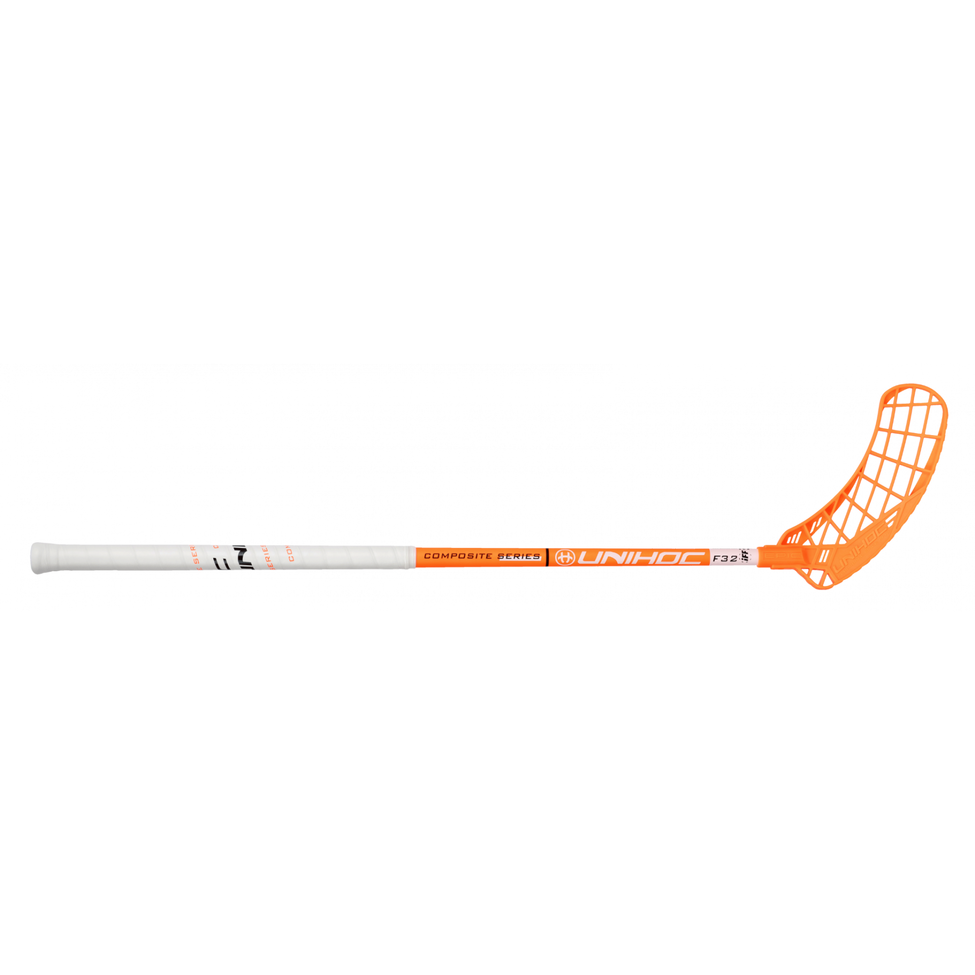 Produkt - Unihoc Epic Composite 32 Neon Orange/White Right 87(98)cm
